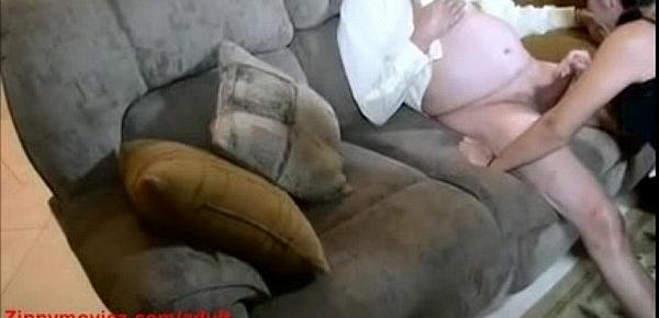  Pregnent Daughter Back at home daddy does doggy fuck